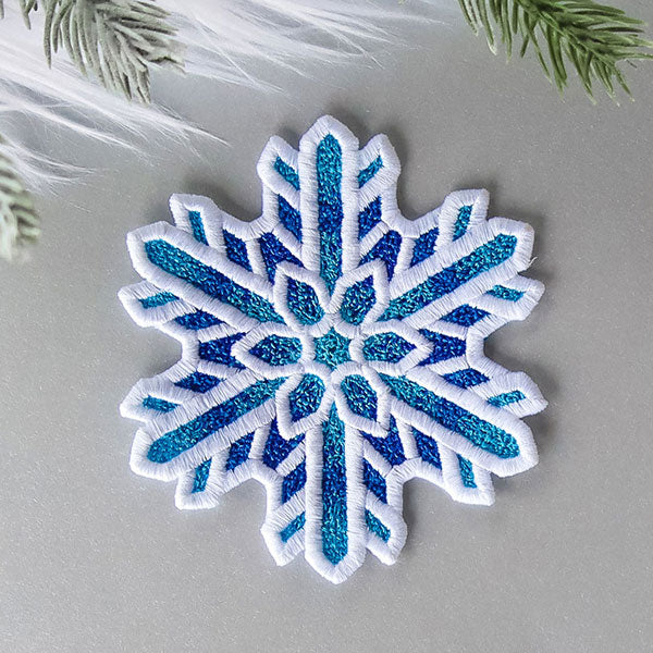 Frosted & Fancy Snowflakes - 2 (Lace) - Image 4