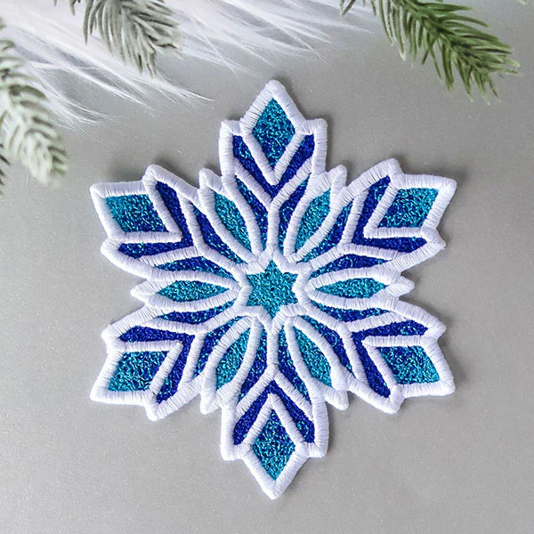 Frosted & Fancy Snowflakes - 3 (Lace) - Image 4