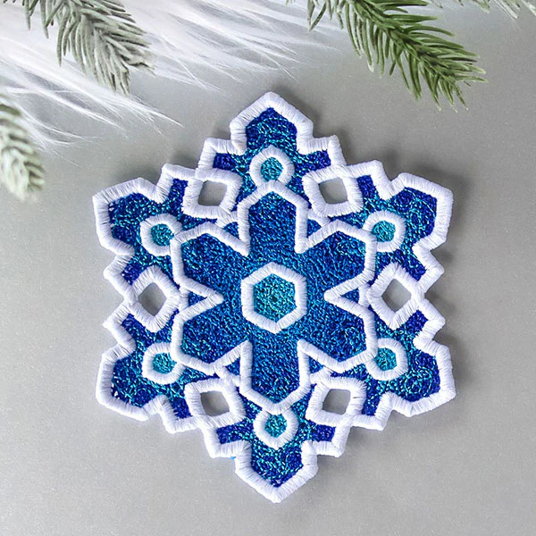 Frosted & Fancy Snowflakes - 6 (Lace) - Image 7