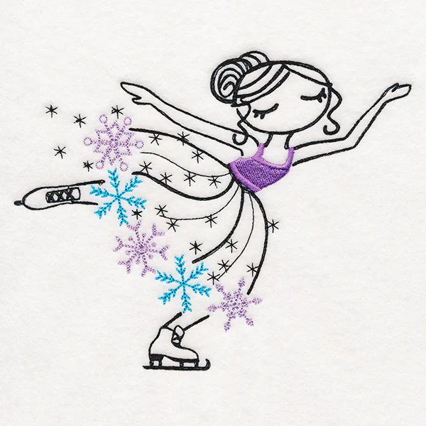 Frosted Skating Ballerina - Image 4