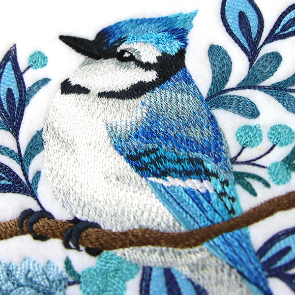 Frosted Winter Blue Jay - Image 8