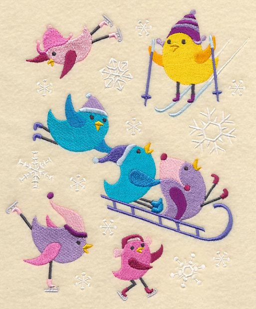 Frosty Feathers