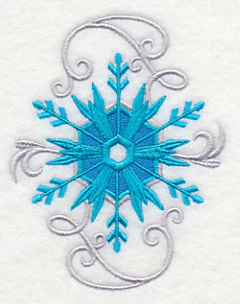Frosty Filigree Snowflake