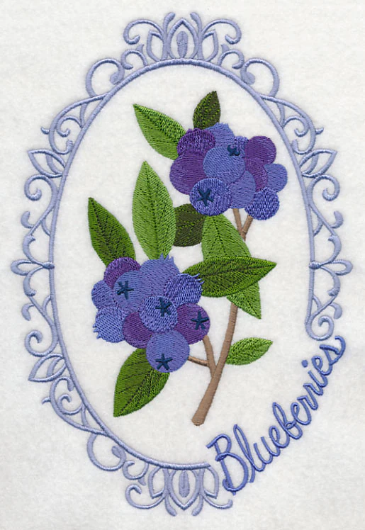 Fruit Cameo - Blueberries