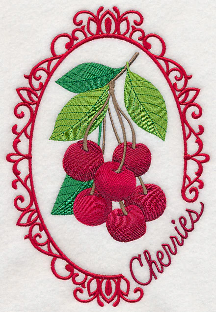 Fruit Cameo - Cherries - Image 2