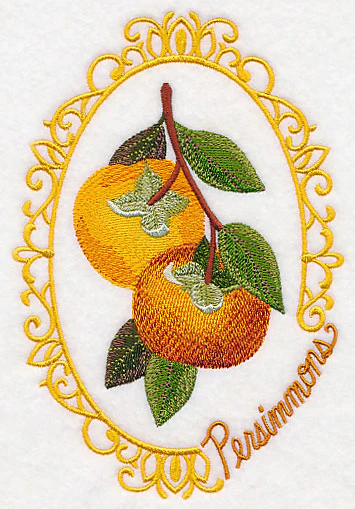 Fruit Cameo - Persimmons - Image 4