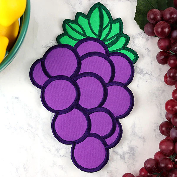 Fruit Trivet - Grape (In-the-Hoop) - Image 7
