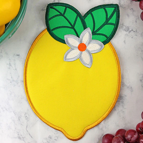 Fruit Trivet - Lemon (In-the-Hoop) - Image 7