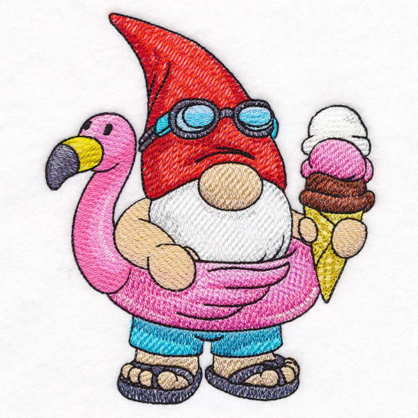 Fun Flamingo Floaty Gnome - Image 3