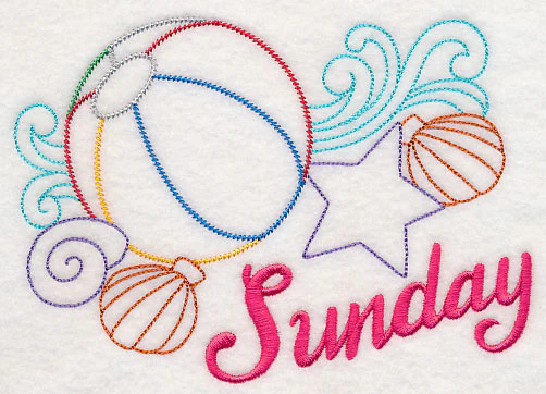 Fun In the Sun - Sunday (Vintage) - Image 3