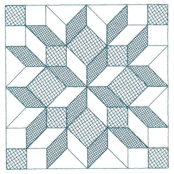 Fun on the Farm Quilting - Carpenter Star Square (Trapunto) - Image 35