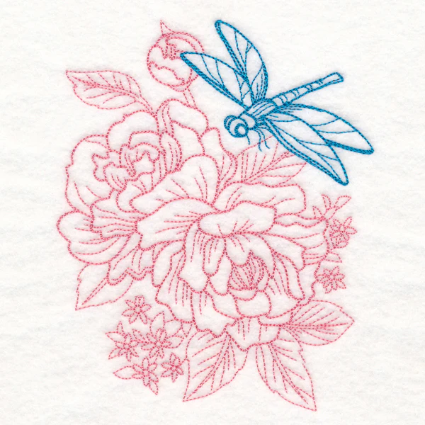 Garden Dragonfly Etching - Image 4
