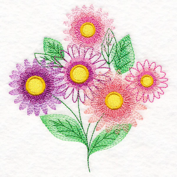 Garden Flower Bouquet - Gerbera Daisies - Image 4
