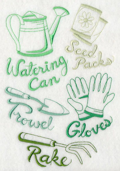 Garden Tools Collage - Image 2