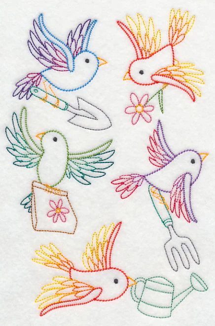 Gardening Birds (Vintage) - Image 2
