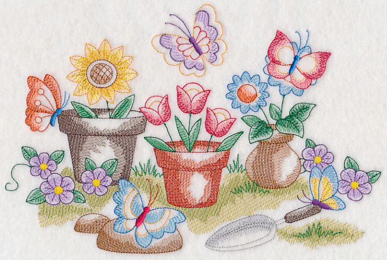 Gardening Flower Pots (Toile) - Image 5