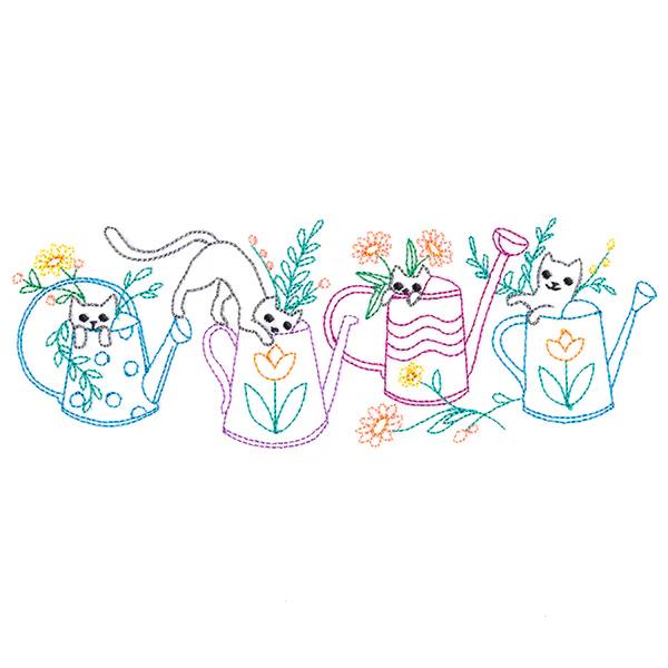 Gardening With Cats Border - Image 3