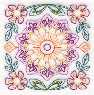 Geometric Floral Square (Vintage) - Image 5