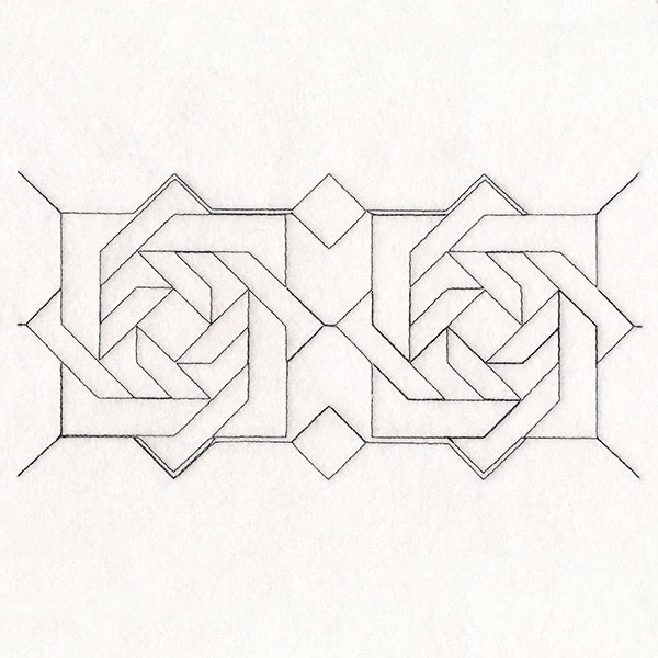Geometric Pattern (Edge-to-Edge Quilting) - Square - Image 3