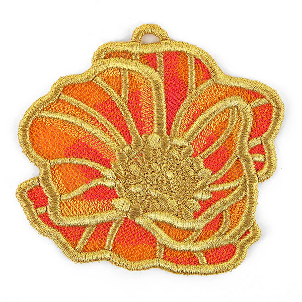 Gilded Blossoms - Poppy (Lace) - Image 3