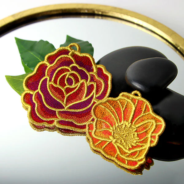 Gilded Blossoms - Rose (Lace) - Image 4