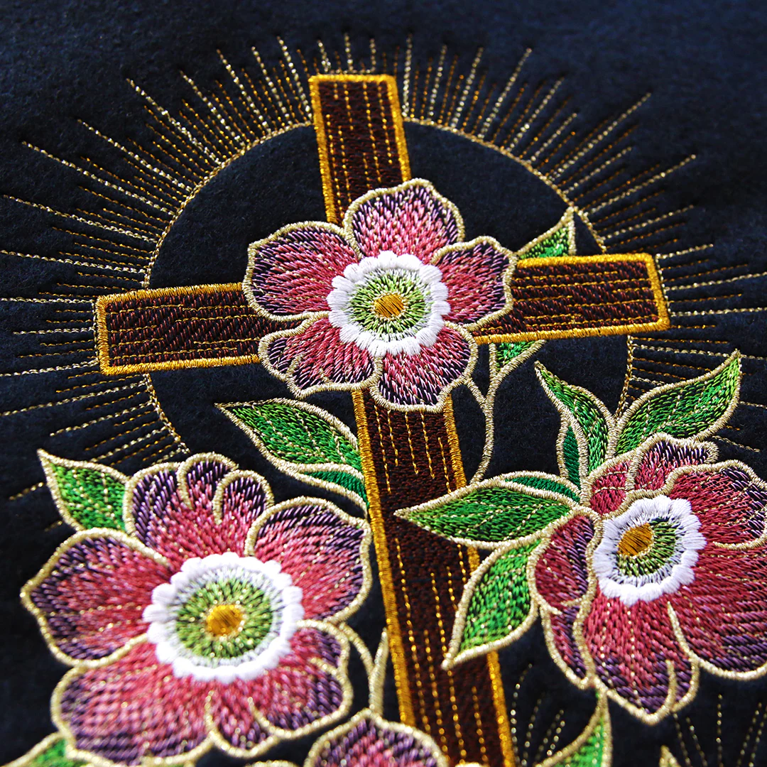 Gilded Easter Cross & Lenten Roses - Image 15
