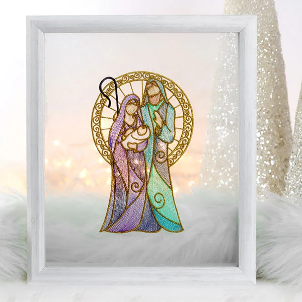 Gilded Holy Family - Image 9