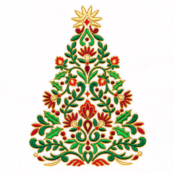 Gilded Jacobean Christmas Tree