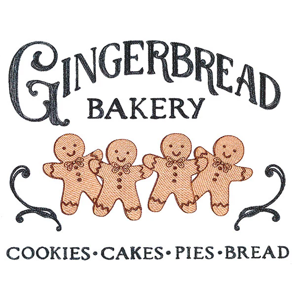 Gingerbread Bakery Market Sign - Image 2