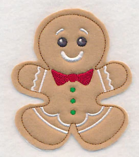 Gingerbread Boy (Crafty Cut Applique) - Image 3