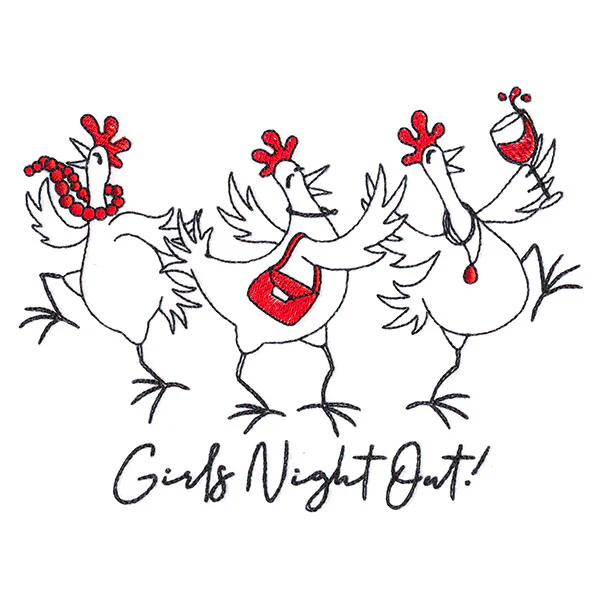 Girls Night Out Chickens - Image 3