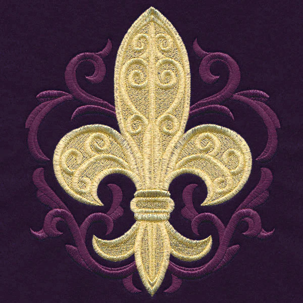 Glittering Baroque Fleur de Lis - Image 2
