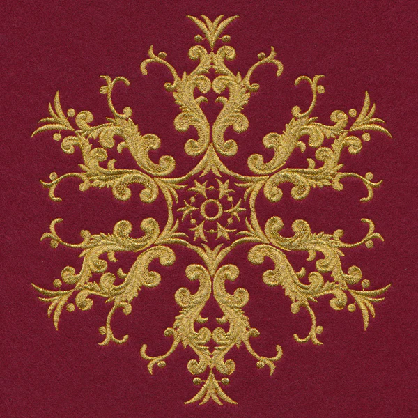Glittering Gold Snowflake
