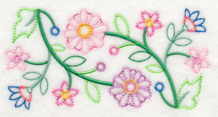 Glorious Garden Blooms Border (Vintage) - Image 3