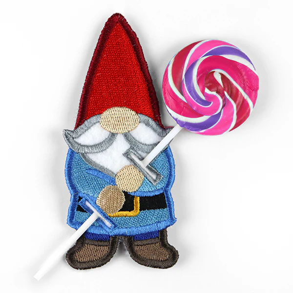 Gnome Lollipop Holder (In-the-Hoop)