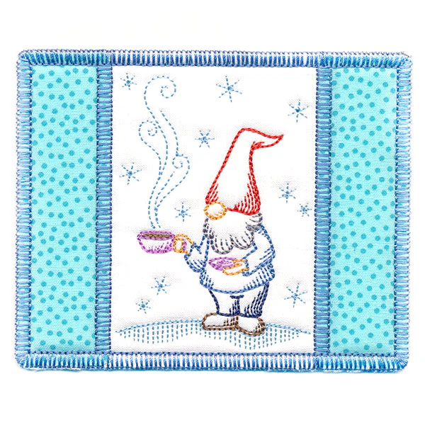 Gnome Mug Rug (In-the-Hoop) - Image 5