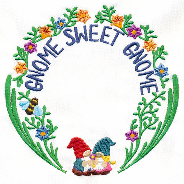 Gnome Sweet Gnome Wreath - Image 5