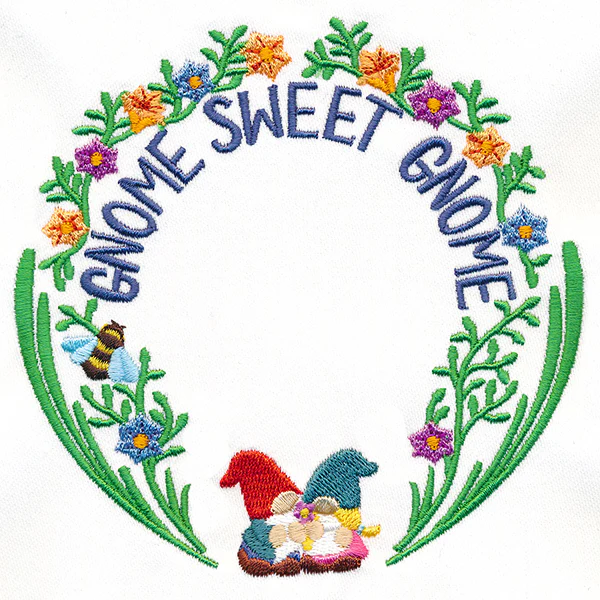 Gnome Sweet Gnome Wreath - Image 7