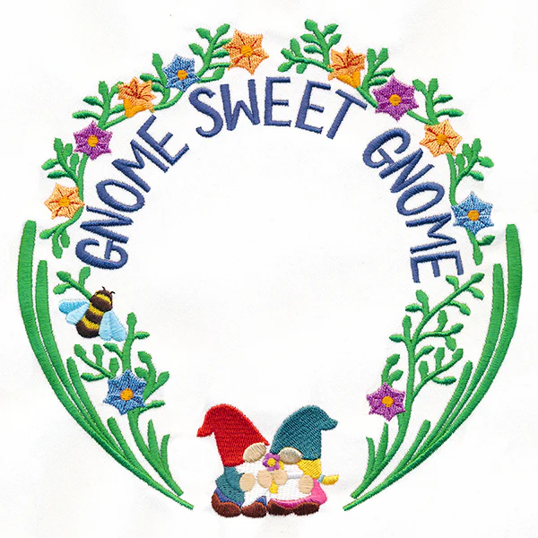 Gnome Sweet Gnome Wreath - Image 9