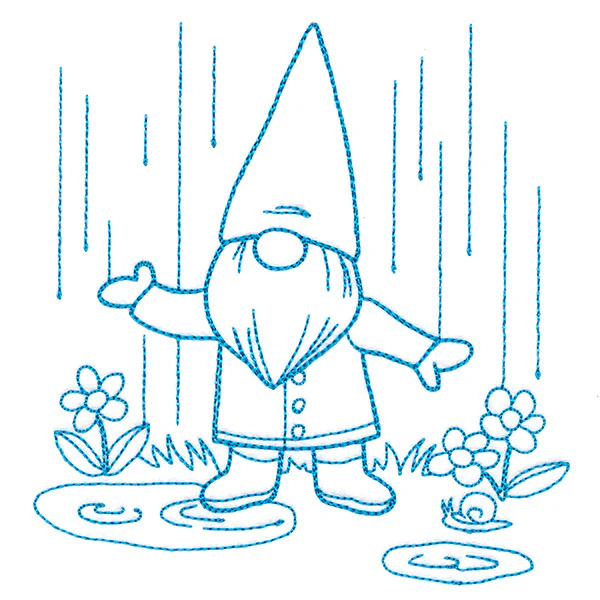 Gnome Through the Seasons - April - Image 3
