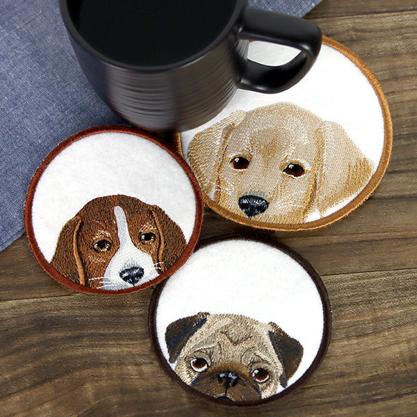 Go Fetch Beagle Coaster (In-the-Hoop) - Image 3