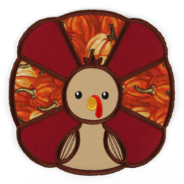 Gobbles of Goodness Turkey Trivet (In-the-Hoop) - Image 4