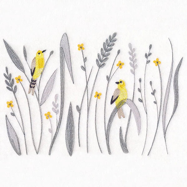 Goldfinch and Fields Border - Image 4