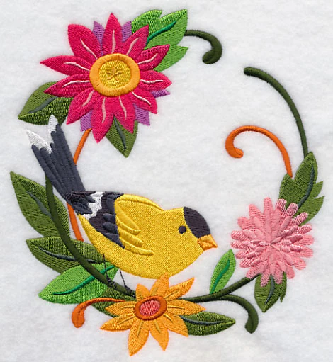 Goldfinch in Autumn Wreath - Image 2
