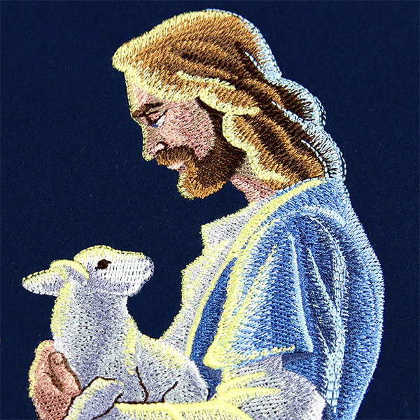 Good Shepherd Jesus with Lamb - Image 5