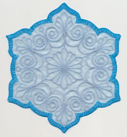 Graceful Snowflake 1 (In-the-Hoop) - Image 4