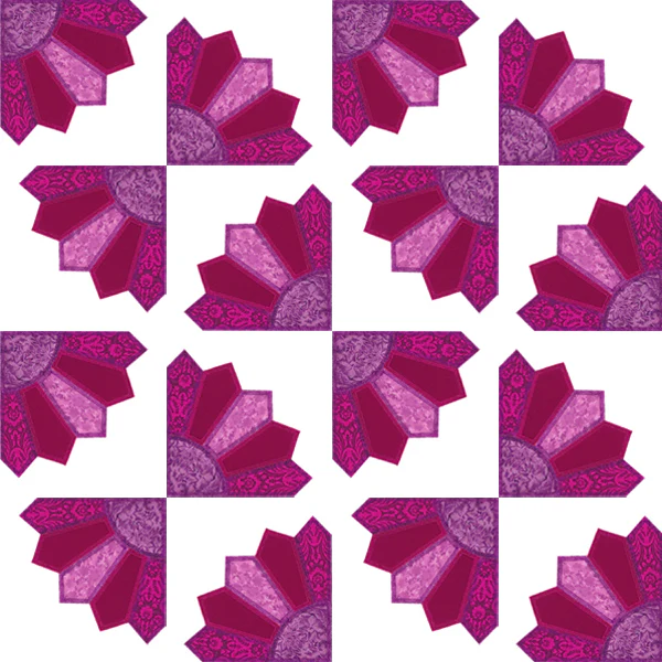 Grandmother's Fan Quilt Block (In-the-Hoop) - Image 12