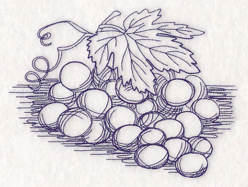 Grapes Etching - Image 3