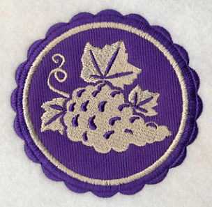 Grapes Stamp (Applique) - Image 5