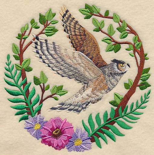 Great Horned Owl Scene - Image 3